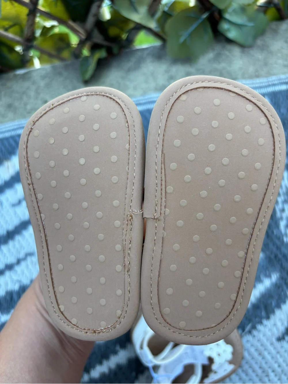 Carter's Toddler Tan Leather Moccasins - 3-6M